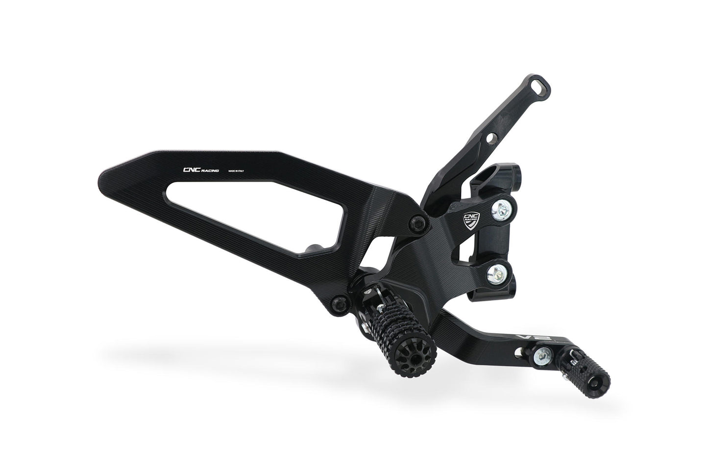 CNC Racing RPS Adjustable Rearset for the Ducati Streetfighter V2