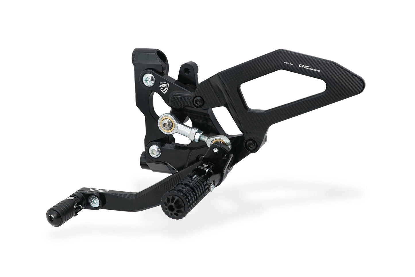 CNC Racing RPS Adjustable Rearset for the Ducati Streetfighter V2