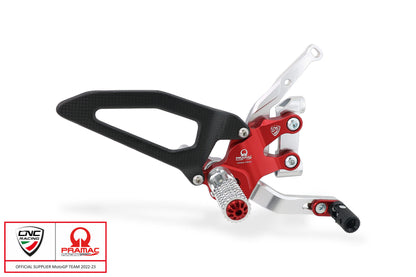 CNC Racing PRAMAC RACING LIMITED EDITION RPS Adjustable Rearset for the Ducati Streetfighter V2