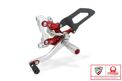 CNC Racing PRAMAC RACING LIMITED EDITION RPS Adjustable Rearset for the Ducati Streetfighter V2
