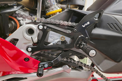 CNC Racing Adjustable Rearset for the Ducati Panigale V4 / S (2025+)