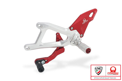 CNC Racing PRAMAC RACING LIMITED EDITION Adjustable Rearset for the Ducati Panigale V4 / S (2025+)
