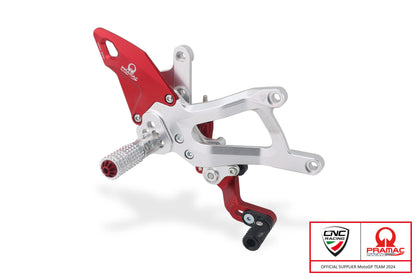 CNC Racing PRAMAC RACING LIMITED EDITION Adjustable Rearset for the Ducati Panigale V4 / S (2025+)