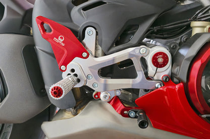 CNC Racing PRAMAC RACING LIMITED EDITION Adjustable Rearset for the Ducati Panigale V4 / S (2025+)