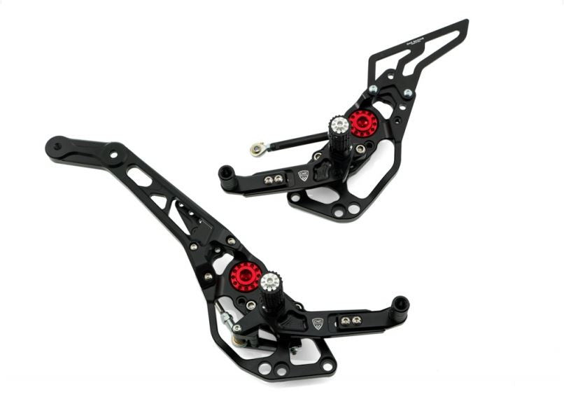 CNC Racing Adjustable Rearsets For Ducati Hypermotard / Hyperstrada 821 and 939