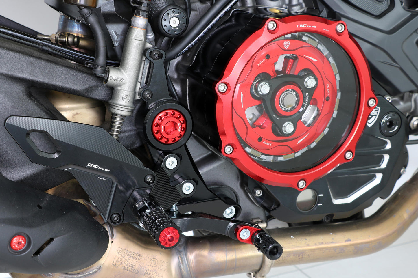 CNC Racing Adjustable Rearsets For Ducati Monster 937