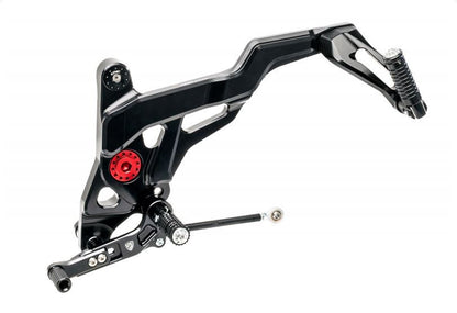 CNC Racing TOURING Adjustable Rearsets for Ducati Monster 1200 and 821