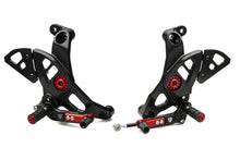 CNC Racing Adjustable Rearsets for Ducati Monster 1200R,  2017+ 1200 / S, 2018+ 821, and 2017+ Supersport /S