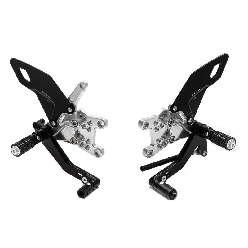 CNC Racing RPS Adjustable Rearsets for 2017+ Aprilia RSV4/Tuono V4 models