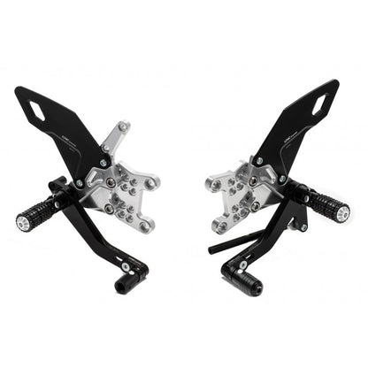 CNC Racing RPS Adjustable Rearsets for 2017+ Aprilia RSV4/Tuono V4 models