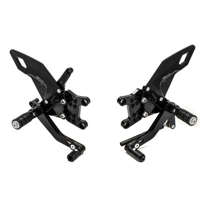 CNC Racing RPS Adjustable Rearsets for 2017+ Aprilia RSV4/Tuono V4 models