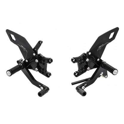 CNC Racing RPS EASY Adjustable Rearsets for 2017+ Aprilia RSV4/Tuono V4 models
