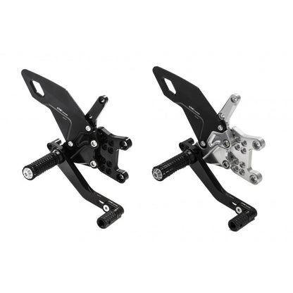CNC Racing RPS EASY Adjustable Rearsets for 2017+ Aprilia RSV4/Tuono V4 models