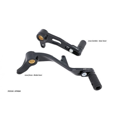 CNC Racing SLIDE Adjustable Foot Lever Kit for Ducati Monster 1200 / 821, and Supersport/S