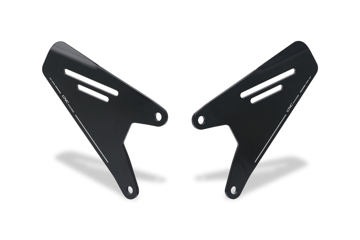 CNC Racing Aluminum Heel Guard Kit for OE and CNC Racings' Rearsets For Ducati Hypermotard 950 / SP
