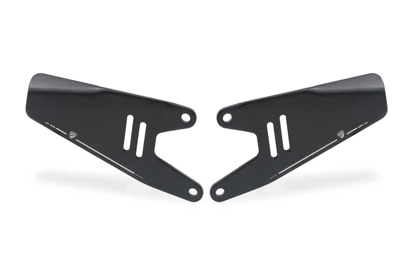 CNC Racing Aluminum Heel Guard Kit for OE Rearsets For Ducati Hypermotard 698 Mono