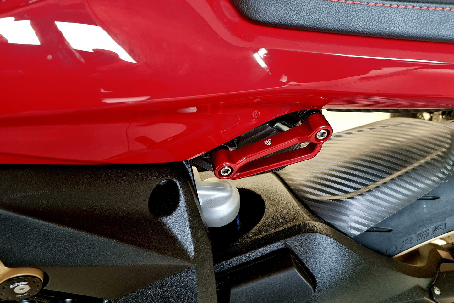 CNC Racing Passenger Rearset / Foot peg Blanking Plate Set / Racing Tie Down Hooks for MV Agusta Superveloce 800