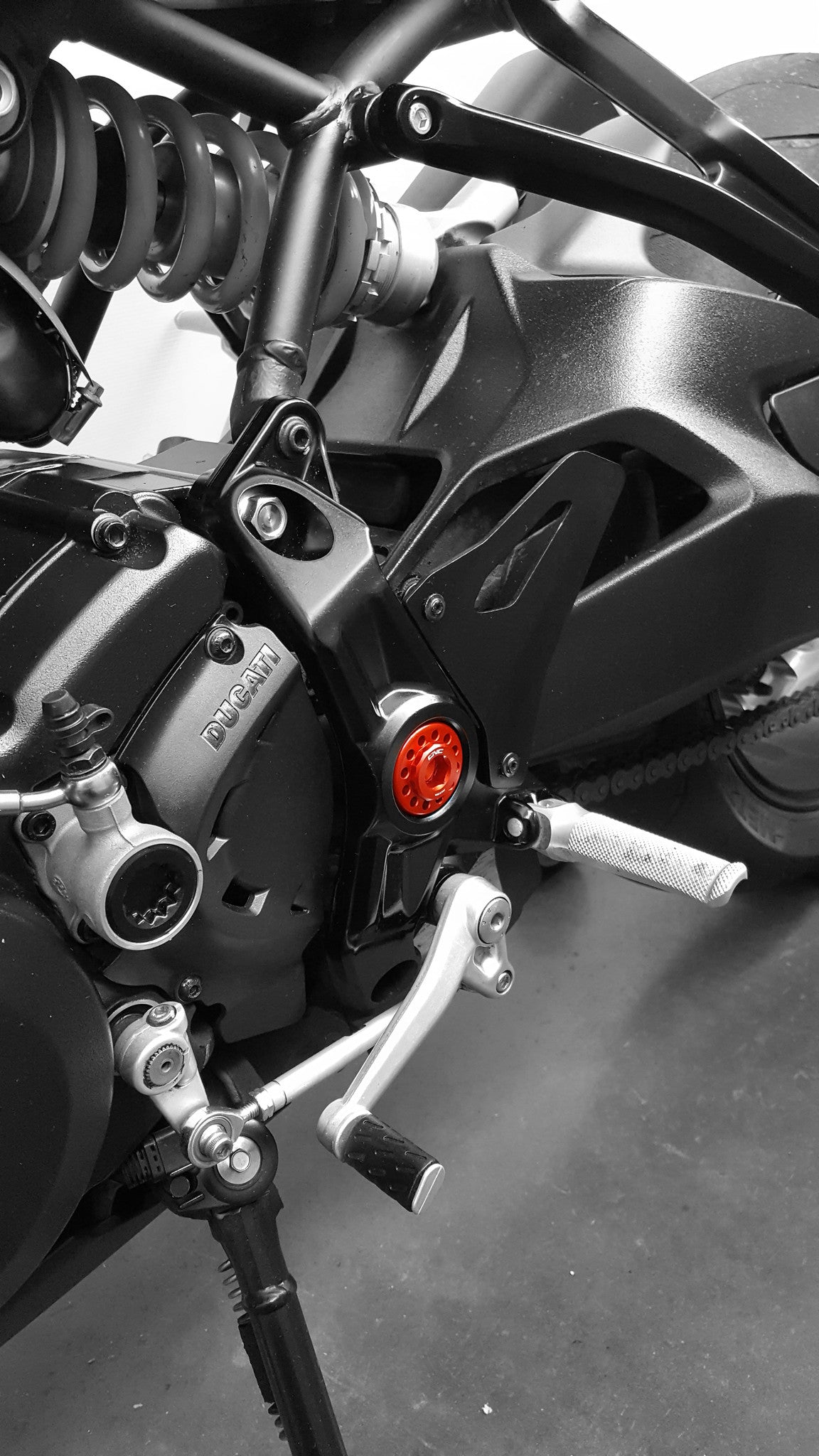 CNC Racing Ergal Main Rearset Bolts For Ducati Monster 1200/821 & Supersport