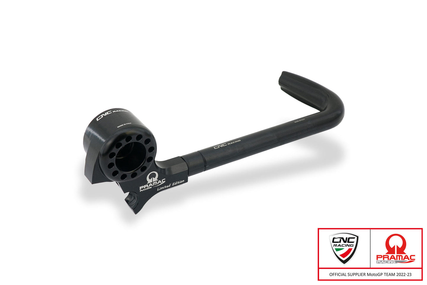 CNC Racing PRAMAC RACING LIMITED EDITION Street Brake Lever Guard (Works with Bar End Mirrors)