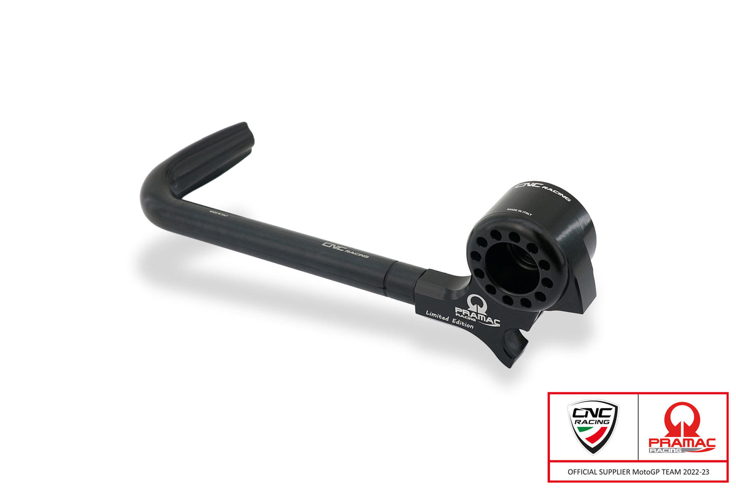 CNC Racing PRAMAC RACING LIMITED EDITION Street Clutch Lever Guard (Works with Bar End Mirrors)
