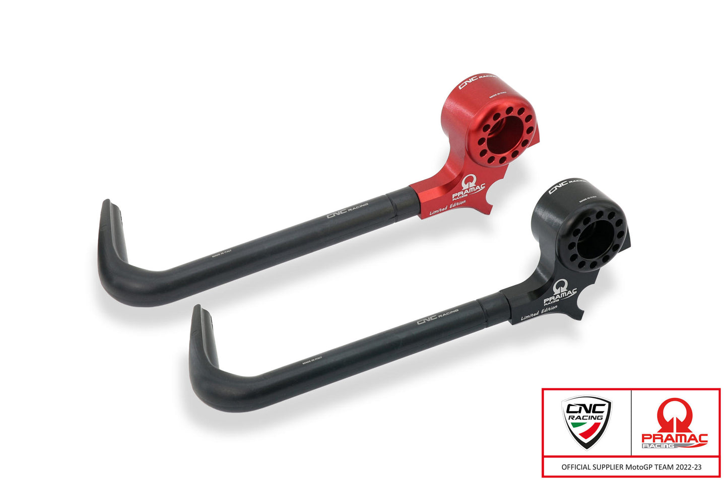 CNC Racing PRAMAC RACING LIMITED EDITION Street Clutch Lever Guard (Works with Bar End Mirrors)