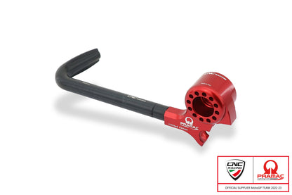 CNC Racing PRAMAC RACING LIMITED EDITION Street Clutch Lever Guard (Works with Bar End Mirrors)