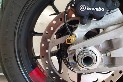 CNC Racing Billet Front or Rear ABS Sensor Protector For Ducati - Left side