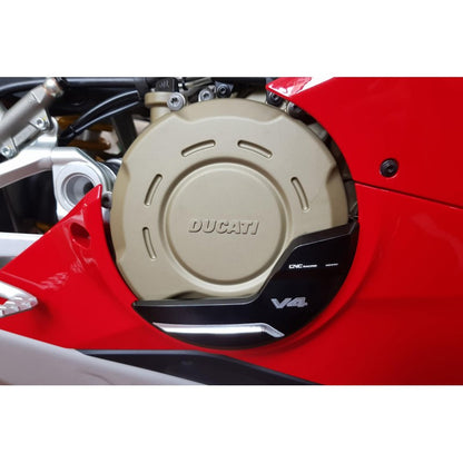 CNC Racing PRAMAC RACING LIMITED EDITION Billet Clutch Protector for the Ducati Panigale V4 / S / Speciale (can be used on Streetfighter and Multistrada With Clutch Case Change)