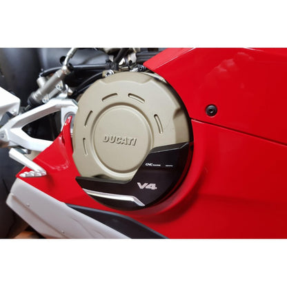 CNC Racing PRAMAC RACING LIMITED EDITION Billet Clutch Protector for the Ducati Panigale V4 / S / Speciale (can be used on Streetfighter and Multistrada With Clutch Case Change)