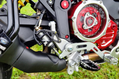 CNC Racing Rear Brake Master Cylinder Protector for the Ducati DesertX