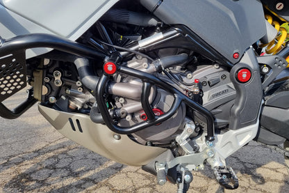 CNC Racing Water Pump Crash Bar Engine Protector for the Ducati DesertX