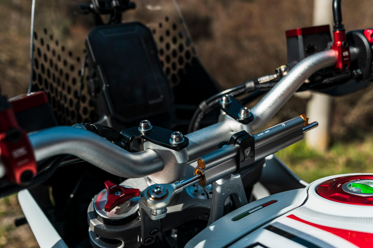 CNC Racing Hand Guards for the Ducati DesertX