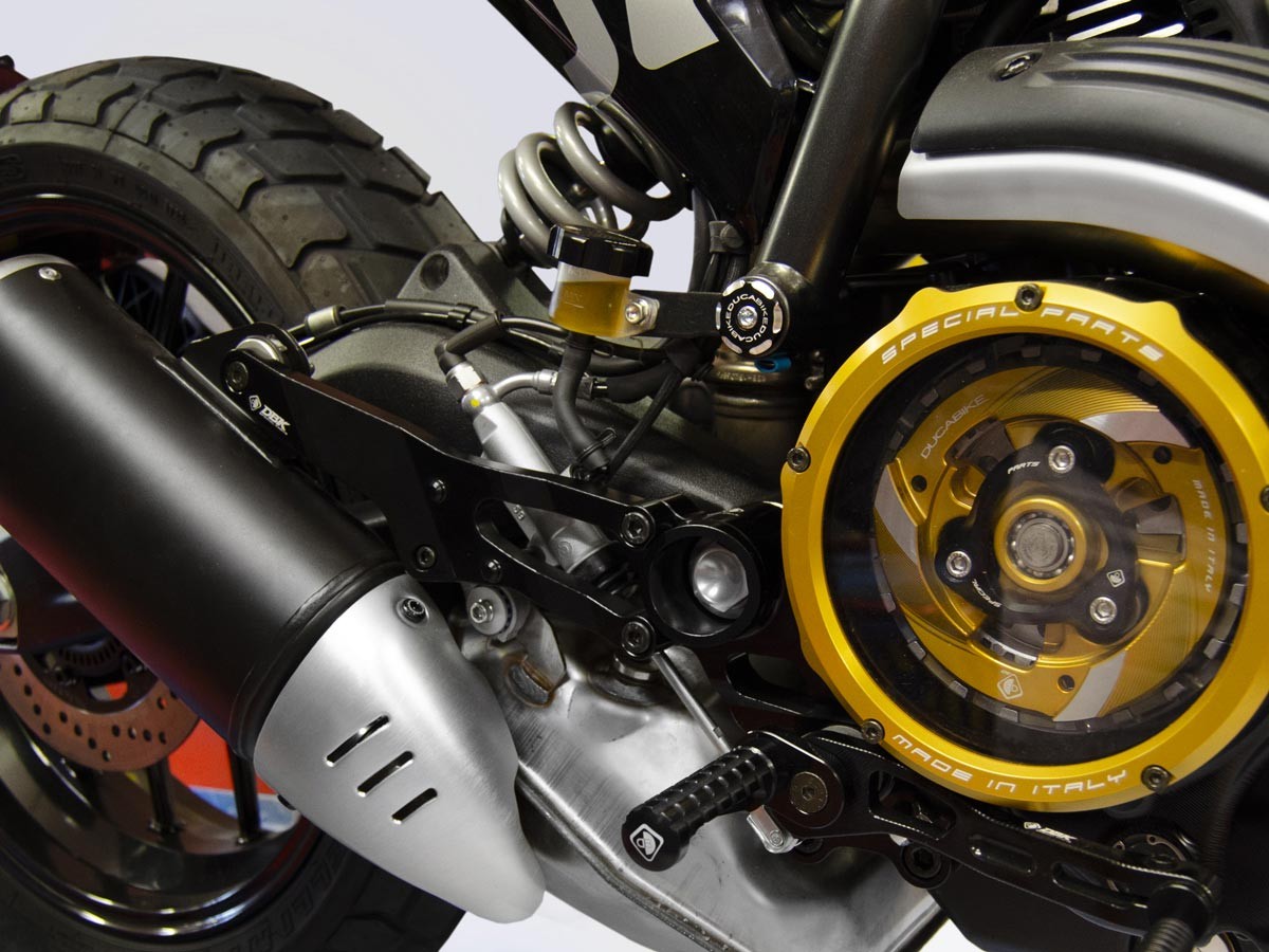 DBK Special Parts (Ducabike) Monoposto Rearset Subframe Kit for the Ducati Scrambler 800 (2023+)