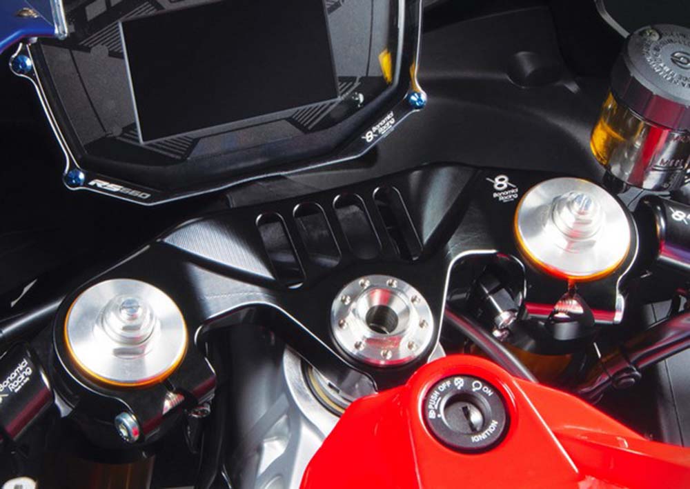 Bonamici Racing Aluminium Top Triple Clamp for the Aprilia RS660 2020-2023