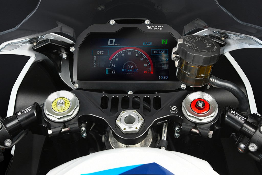 Bonamici Racing Aluminium Top Triple Clamp for the BMW S1000RR 2023 and M1000RR "Race" 2021-2023