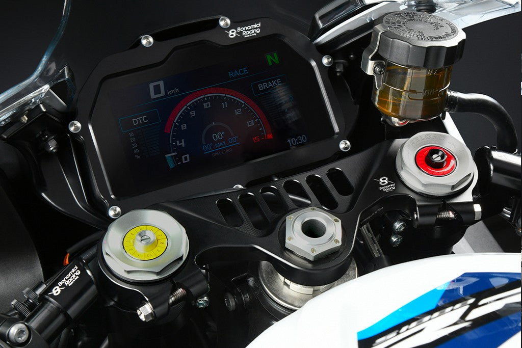 Bonamici Racing Aluminium Top Triple Clamp for the BMW S1000RR 2023 and M1000RR "Race" 2021-2023