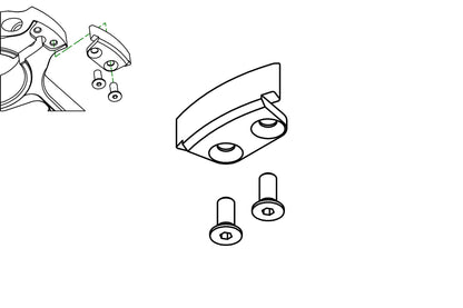 CNC Racing Steering Lock Extension for Upper Triple Clamp Kit PST16B for Ducati Panigale V2 (2020+)
