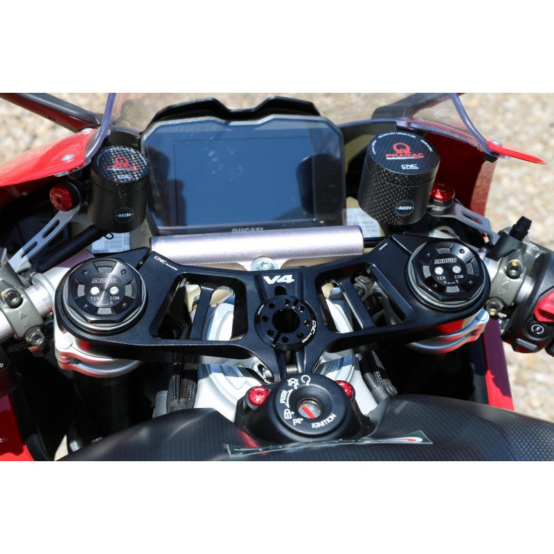 CNC Racing Upper Triple Clamp Kit for Ducati Panigale V4 / S / R / Speciale (18-24)