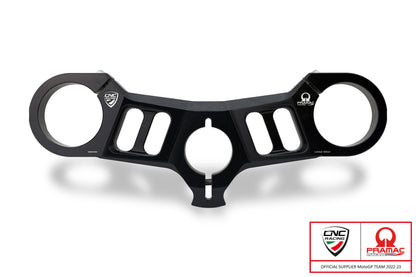 CNC Racing PRAMAC RACING LIMITED EDITION Upper Triple Clamp Kit for Ducati Panigale V2 (2020+) and 1299/1199 S/R/Superleggera, and 899/959