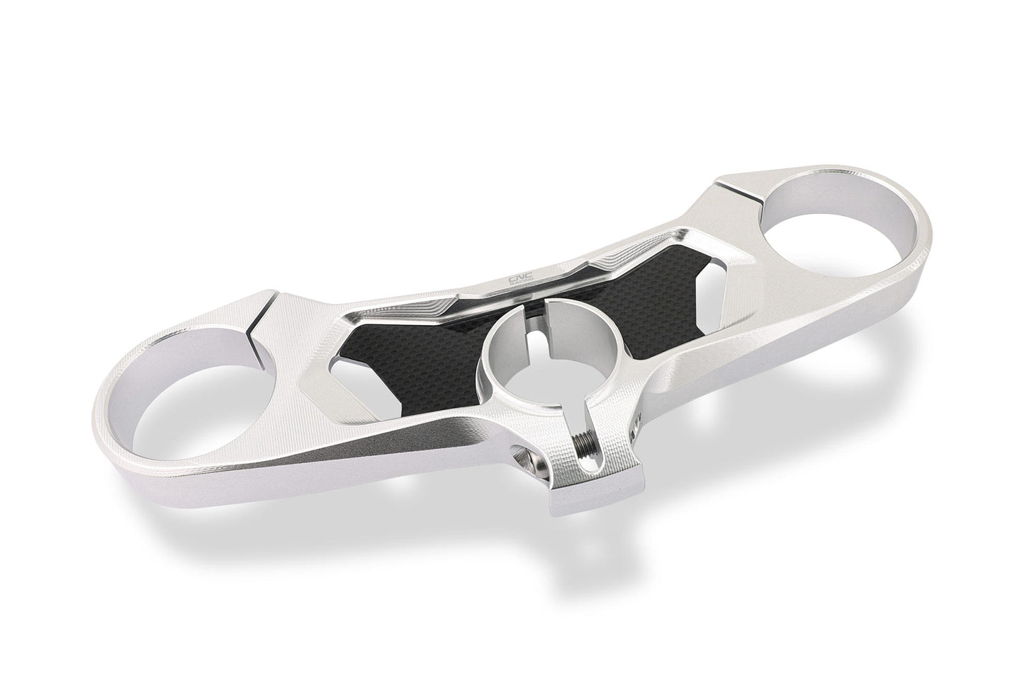 CNC Racing Carbon Fiber Inlay Upper Triple Clamp Kit for Ducati Panigale V4 / S / R / Speciale