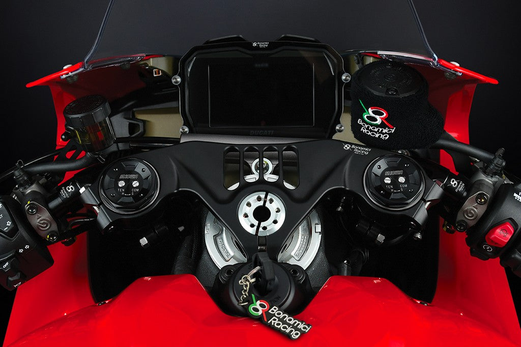 Bonamici Racing Top Triple Clamp for the Ducati Panigale V4 / V4S /V4R 2018-2023