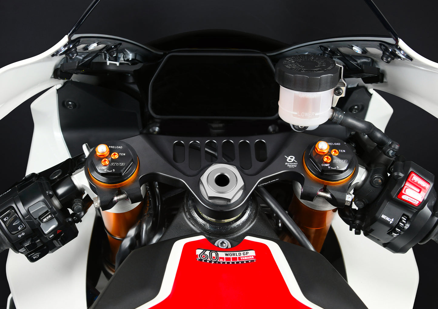 Bonamici Racing Top Triple Clamp for the Yamaha YZF R1 / R1M "Race" 2015-2023