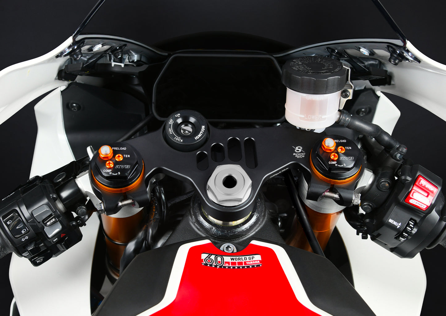 Bonamici Racing Top Triple Clamp for the Yamaha YZF R1 / R1M "Street" 2015-2023