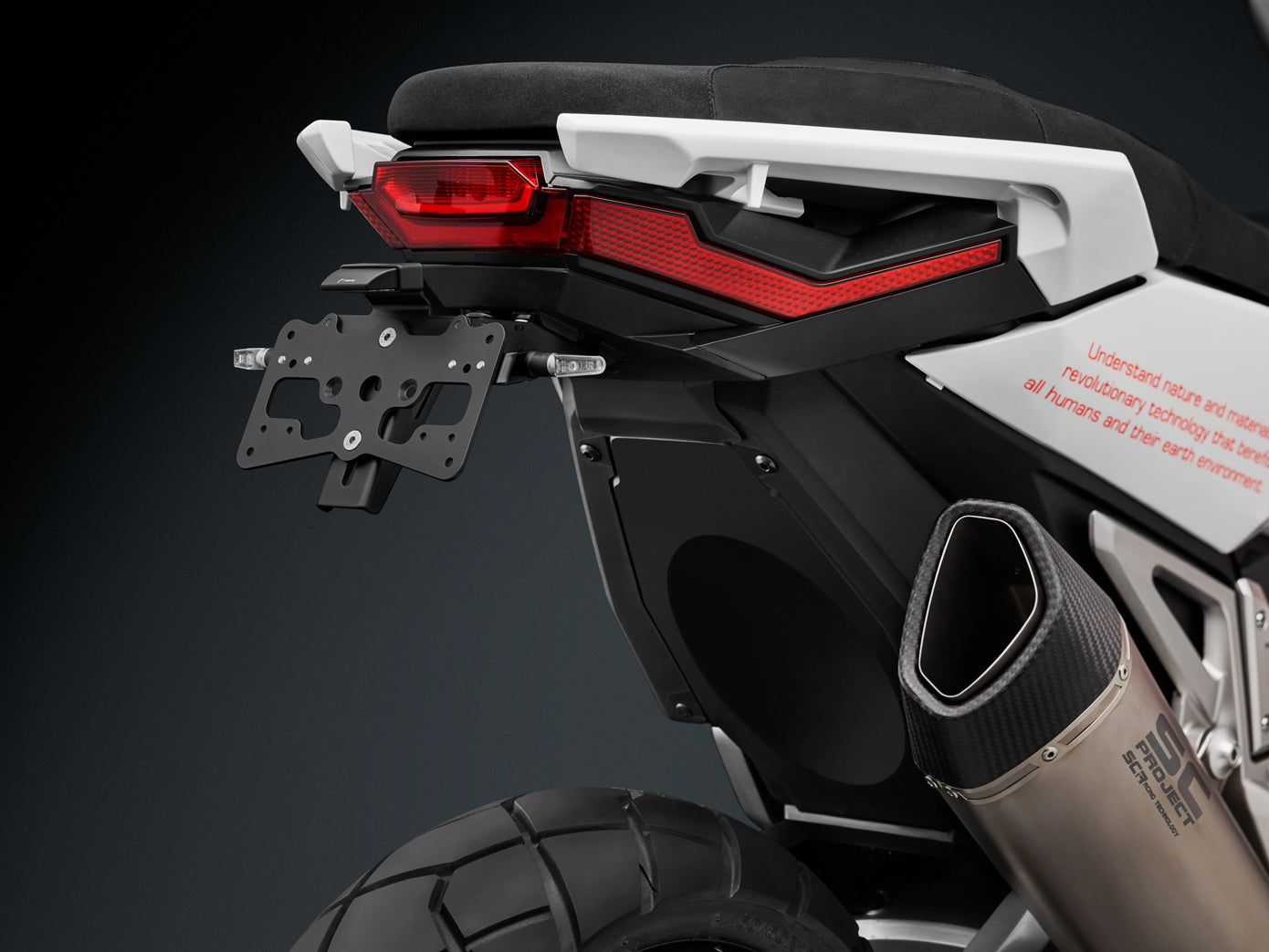 Rizoma License Plate Support 'Fox' For the Honda X-Adv