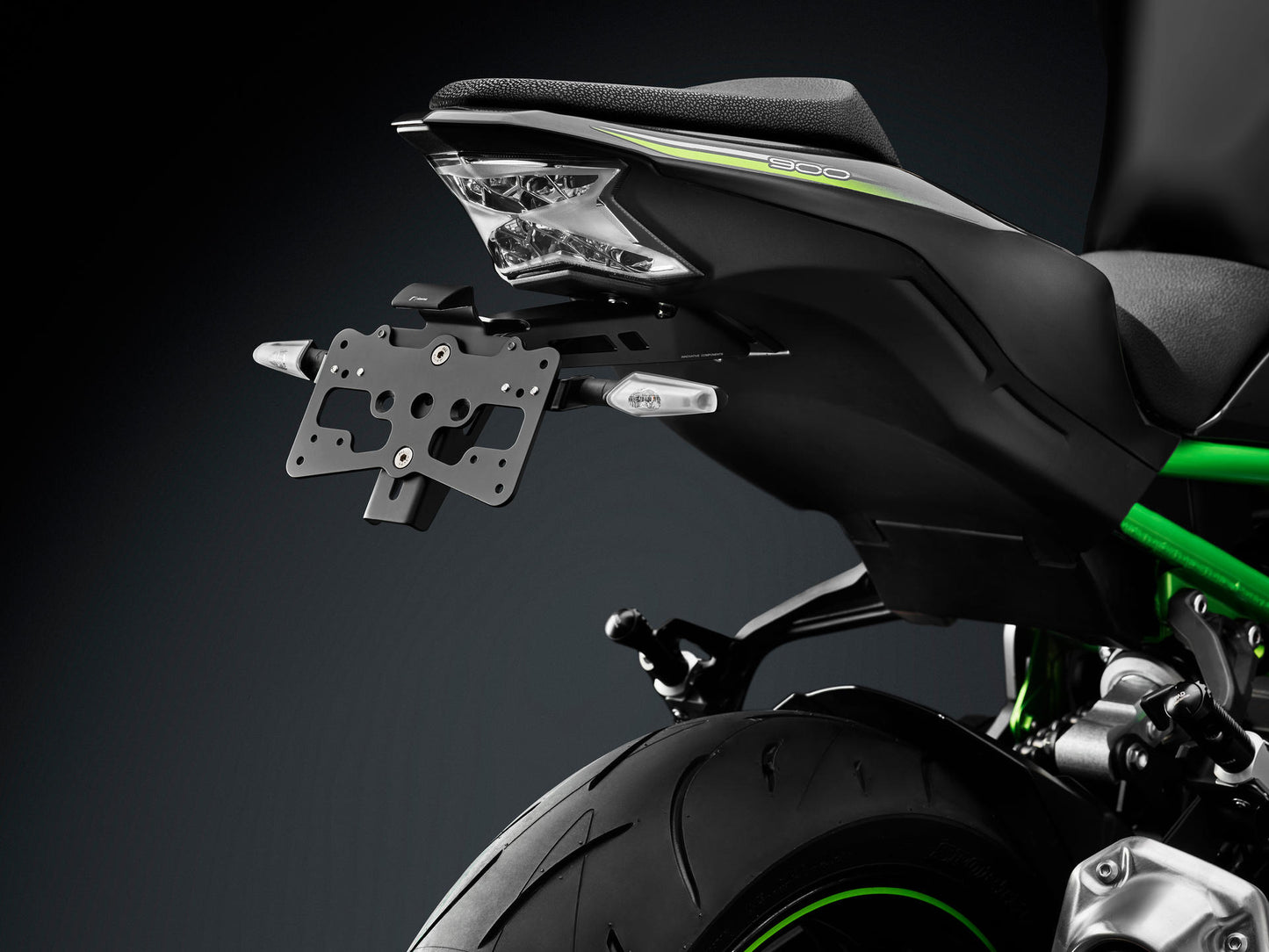 Rizoma License Plate Support 'Fox' For the Kawasaki Z900 (2017+)