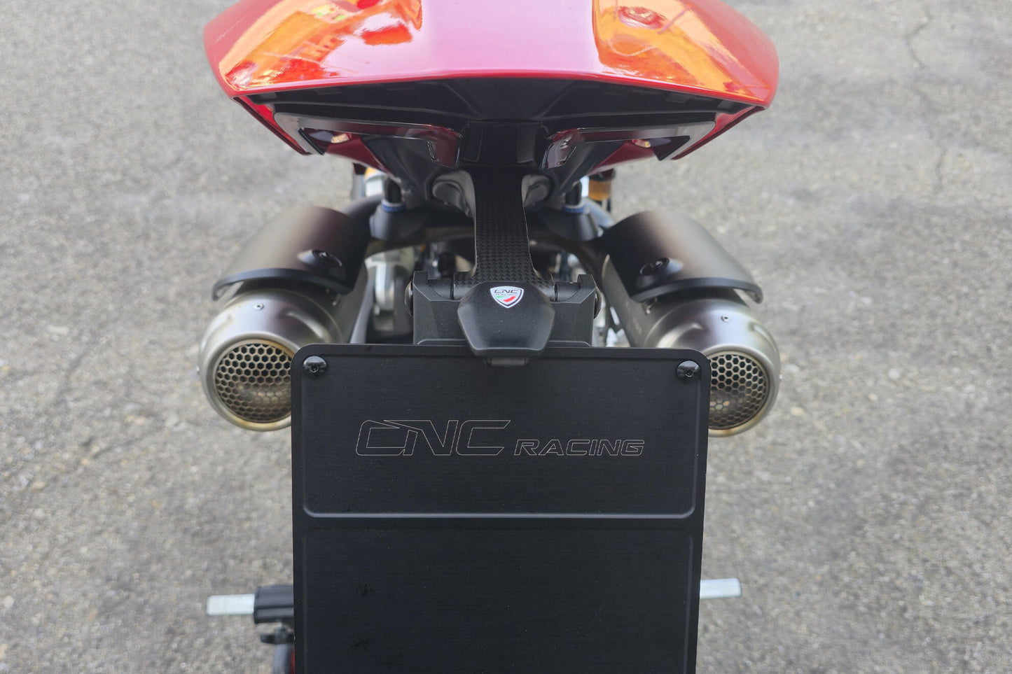 CNC Racing Adjustable Carbon Fiber Fender Eliminator for the Ducati Panigale and Streetfighter V4 / V2 (2025+)