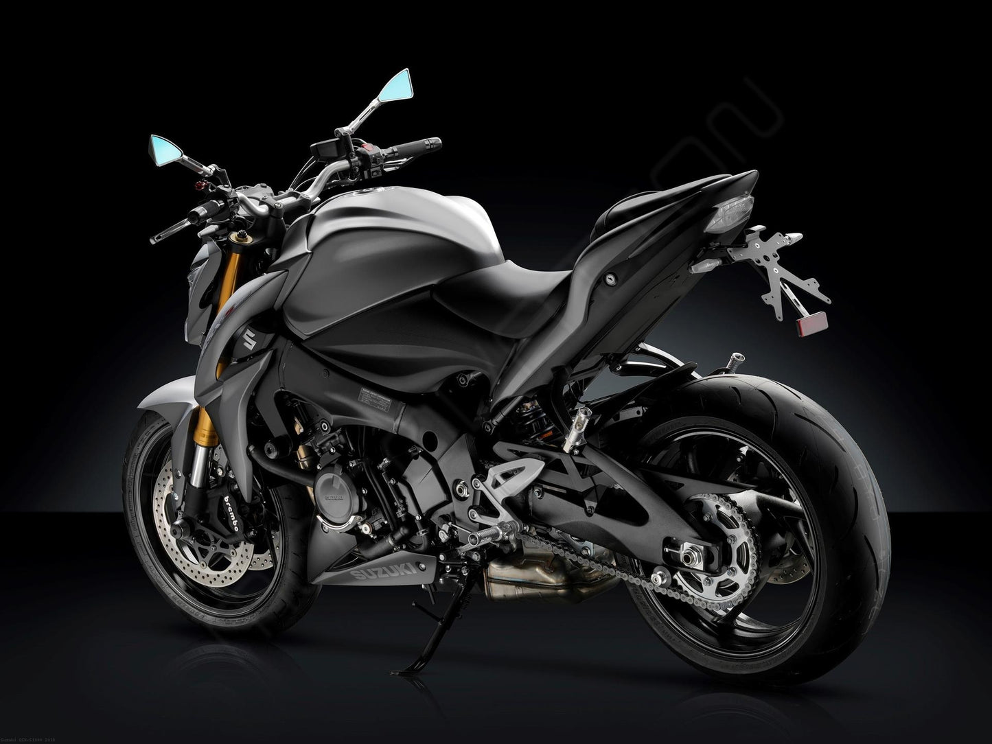 Rizoma License Plate Support 'Fox' Suzuki GSX-S1000