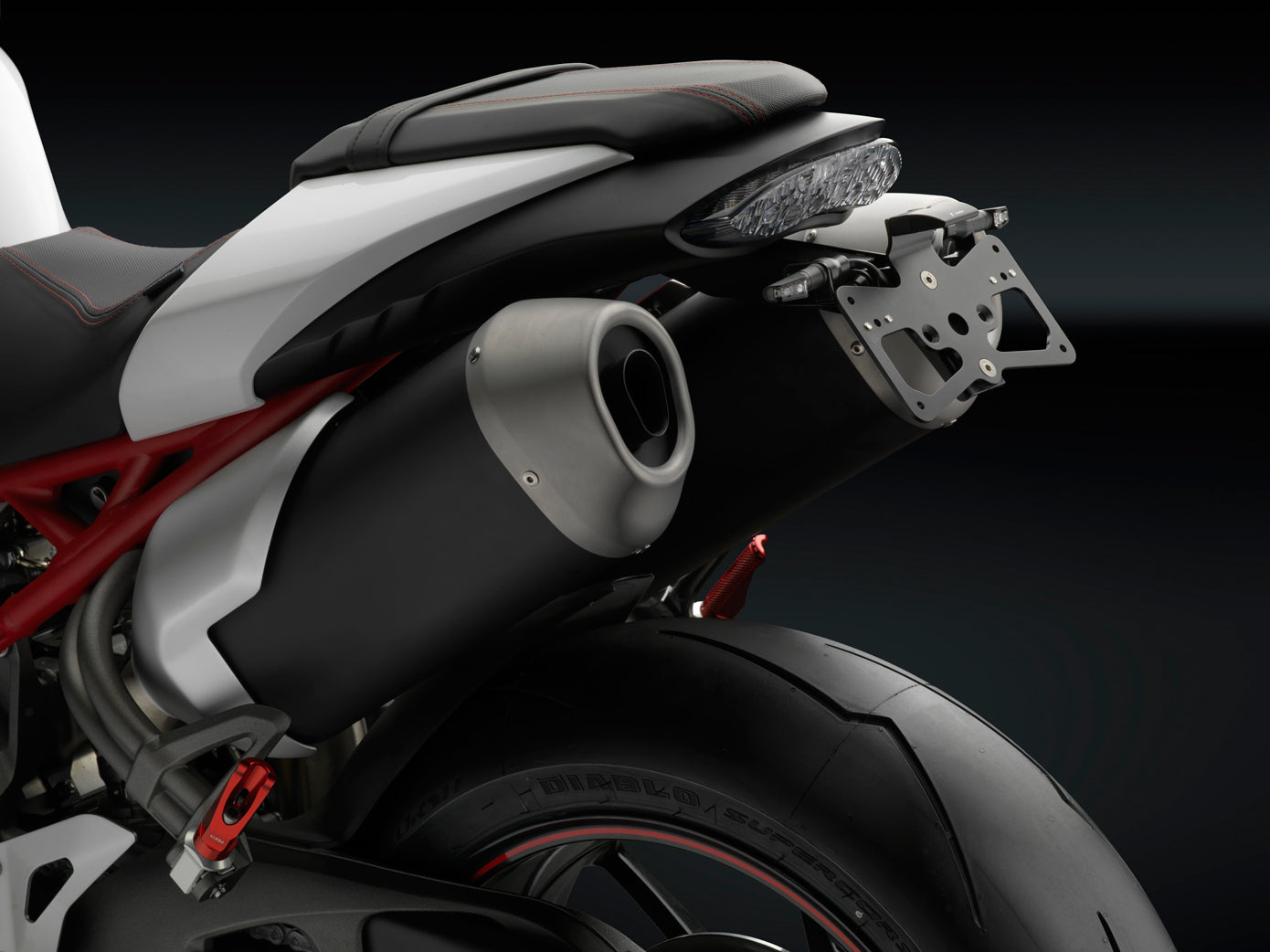 Rizoma 'FOX' License Plate Support For Triumph Speed Triple S / R - PT666B