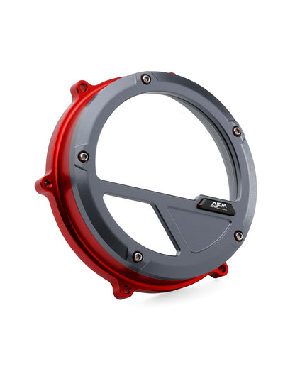 AEM Factory Clear Wet Clutch Cover for the Ducati Panigale / Streetfighter / Multistrada / Diavel V4 / S / Speciale
