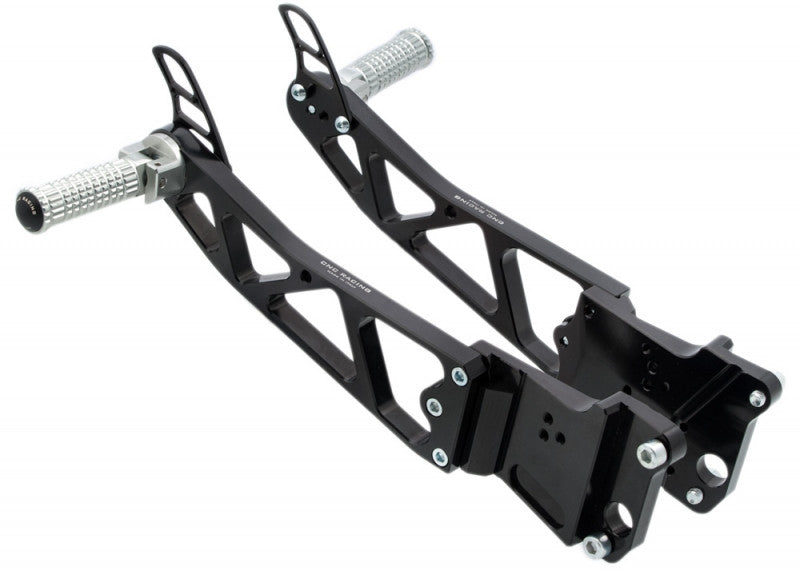 CNC Racing Passenger Rearsets for Ducati Monster 1100/796/696